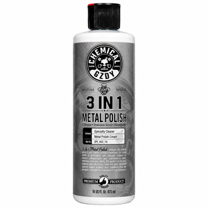 Limpiador y restaurador de metales 3 en 1 para cromo, acero inoxidable y aluminio, elimina la oxidación y el deslustre y restaura el brillo de espejo. - Product Image 1