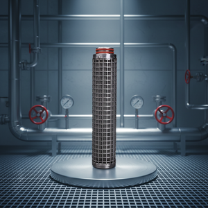 Cleaned Repeatedly and High Temperature 50um 10'' Stainless Steel <strong>Mesh</strong> Pleated Filter Element for Chemical Industry - Product Image 1