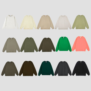 เสื้อสเวตเตอร์ขนาดใหญ่สะพายไหล่400GSM ผ้าคอตตอนผ้าเทอร์รี่ผ้าสวมหัวใส่ได้ทั้งชายและหญิงทรงหลวมใส่ได้พอดีกับความผ่อนคลายออกแบบโลโก้ได้ตามต้องการ - Product Image 5