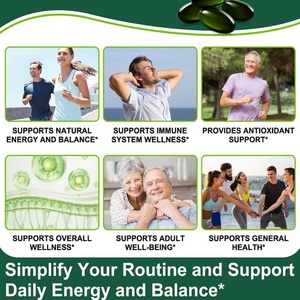 Espirulina y Chlorella de Alta Calidad de Marca Privada, Protección Antioxidante, Apoya el Bienestar Diario y la Salud Celular, Cápsulas Blandas - Product Image 5
