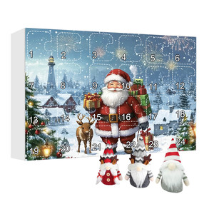 Calendrier de l'Avent de Noël avec figurines naines en peluche, 24 jours, pour enfants, utilisation en intérieur - Product Image 5