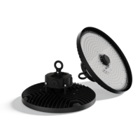 Lámpara LED UFO para Almacenes, Garantía de 7 Años, Lente de PC, Chips LED Liteon 5050, 200 lm por W, IP65, IK08, Protección Contra Sobretensiones de 6kV, Compatible con Zhaga