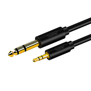 Cable de Audio TS de 6.35mm Macho a Macho, Cable de Instrumento Mono de 1/4 de Pulgada, Cobre Puro Blindado y Chapado en Oro para Guitarra, Bajo, Micrófono, Mezclador, Amplificador - Product Image 2
