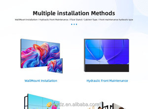 Siêu độ nét cao videowall màn hình hẹp bezel đa-nối màn hình kỹ thuật số biển và hiển thị <span class=keywords><strong>LCD</strong></span> video tường - Product Image 6