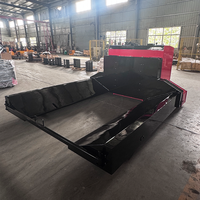 Chariot élévateur électrique à batterie lithium-ion personnalisé de 20 tonnes, chariot à palettes motorisé, roues en nylon PU, rouge noir, garantie 1 an - marque afuko