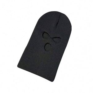 หมวกไหมพรมคลุมหน้าแบบสามรู  บาลาคลาวา 3 รู - Product Image 5