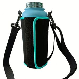 Refroidisseurs de bouteilles d'eau en néoprène isolé de haute qualité avec aimant puissant, sac de sport avec bandoulière 30oz/40oz - Product Image 1