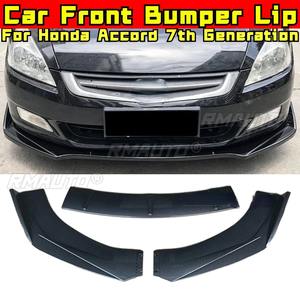 <b>Car</b> Front Bumper Lip Front Bumper Splitter <b>Diffuser</b> Spoiler Bumper Apron Body Kit <b>For</b> Honda Accord 7th Generation Exterior Part - Product Image 2