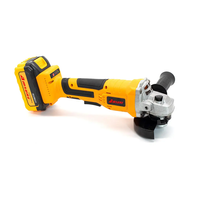 Meuleuse d'angle sans fil rechargeable au lithium-ion, sans balais, 21V 3.0Ah 8500RPM, interrupteur à gâchette, DIY, 115mm M14, pour découpe générale
