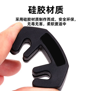 Silenciador de violín de plástico con acabado mate, duradero para instrumentos de cuerda - Product Image 2