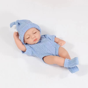 Muñeca Reborn Misteriosa <span class=keywords><strong>de</strong></span> Cuerpo Completo <span class=keywords><strong>de</strong></span> Goma Suave <span class=keywords><strong>de</strong></span> 8 Pulgadas, Juguete <span class=keywords><strong>de</strong></span> Simulación <span class=keywords><strong>de</strong></span> Bebé, <span class=keywords><strong>Muñecas</strong></span> Coleccionables Lindas para Niños, Regalo <span class=keywords><strong>de</strong></span> Cumpleaños - Product Image 1