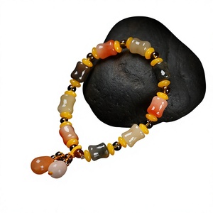 Pulsera de Jade Dorado Natural <span class=keywords><strong>Juan</strong></span> Yu, Estilo Chino Moderno, Sección Bambú de Guangzhou, Suministro Directo de Fábrica de Joyería, Transmisión en Vivo - Product Image 1