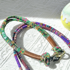 Empfohlenes lila Haustier halsband mit strap azier fähigen Nylonst reifen Einfaches Design und personal isiertem Western-Print für Hunde und Katzen - Product Image 1