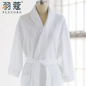 2020 Best Quality Wholesale Cotton Bathrobe Custom Hotel Collection Waffle Bathrobe