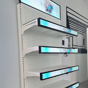 SKYSEEN Wholesale Manufacture Supermarket Display Cabinet <strong>Screen</strong> Strip LCD Store <strong>Shelf</strong> Stretch Full Color Digital Display Moq1 - Product Image 6