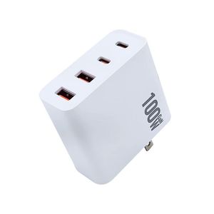 <span class=keywords><strong>Cargador</strong></span> de nitruro de Galio de <span class=keywords><strong>carga</strong></span> rápida U.S. 100W PD, 2 puertos USB, adaptador de corriente plano para <span class=keywords><strong>Apple</strong></span> Notebook QC3.0, función fabricada en EE. UU. - Product Image 5