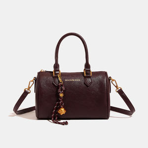 High-End Women's Boston <b>Bag</b> Fashionable Crossbody Zipper Closure Waterproof PU Handbag Wholesale <b>Messenger</b> <b>Bags</b> - Product Image 2