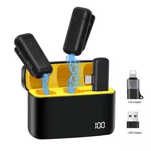 K5 K6 Tiếng Ồn Hủy Bỏ Mini Micro Không Dây Chuyên Nghiệp Clip Lavalier Ghi Âm Phòng Thu Chơi Game Ve Áo Microphone Cho Điện Thoại PC - Product Image 5