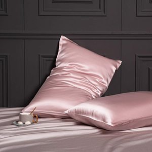 <span class=keywords><strong>Fundas</strong></span> de Almohada de Seda Lujosas, Funda de Almohada de Seda, Funda de Cojín de Seda de Morera 100% Pura - Product Image 4