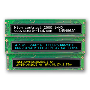 OLED 4002A Display Module LCD Oledspi Serial Port 40x2 Character Screen LCD Black 5V