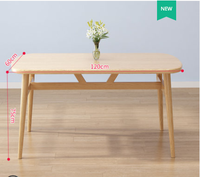 Ensemble table à manger et chaise, petite table nordique moderne, simple, rectangulaire, pour famille, nouvelle collection