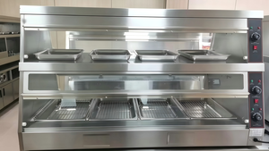 Vitrine chauffante électrique multifonctionnelle de 1,5 m pour restaurant, à vendre - Product Image 4