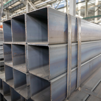 Tubo de Acero Rectangular Soldado ERW de 100 mm x 100 mm, Tubo de Acero al Carbono, Tubo Estructural, Tubo EMT, Certificado JIS/SABS/KS