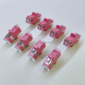 Hot Selling Pink SC UPC Simplex Fiber Optic Adapter SC-SC Coupler Single Mode For FTTH PON Network Wiring - Product Image 4