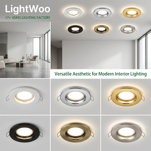 Base de Metal Redonda para Foco GU10, Marco para Foco MR16, Base Empotrada en el Techo para Apartamento, Bombilla LED GU10, Entrega Rápida - Product Image 4