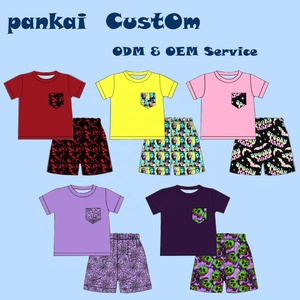 Venta directa de fábrica personalizado Unisex personalizado impreso 2 piezas padre-hijo familia juego de pijamas para niños y adultos - Product Image 5