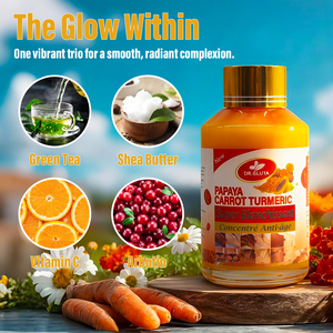 OEM Serum pemutih Super Label pribadi, pepaya & wortel & kunyit penuh dengan Formula Vitamin C manfaat Anti keriput Perawatan Kulit - Product Image 5