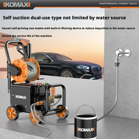 KOMAX Machine de lavage de voiture industrielle et domestique 220V, haute pression, avec pompe et pistolet de nettoyage, portable