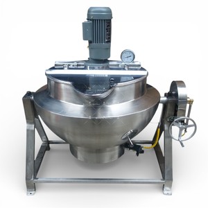 หม้อต้มแก๊สเชิงพาณิชย์ 300 ลิตร หม้อต้มขนาดใหญ่สำหรับอุตสาหกรรม - Product Image 4