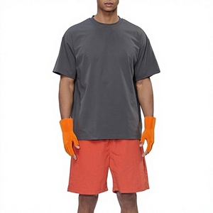 T-shirt en jersey à manches courtes col rond bleu clair pour homme Nexus Fabrica, 100% coton peigné de qualité supérieure, respirant, couleur unie, décontracté - Product Image 3