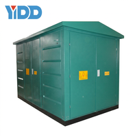 YIDD YZC 10kV Unité de transformateur et de commutation triphasée immergée dans l'huile, préfabriquée en conteneur mobile
