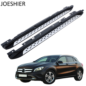 อุปกรณ์ตกแต่งรถยนต์ JOESHIER จากโรงงานจีน บันไดข้างรถ SUV สำหรับ BENZ GLA X156 ปี 2014-2019 ทำจากอลูมิเนียมอัลลอย - Product Image 2