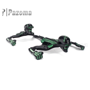 <span class=keywords><strong>Moto</strong></span> Phare Casque Crâne Décoratif Casque Figure pour Harley Personnalisé Phare Visière En Acier Squelette Ornement <span class=keywords><strong>Autocollant</strong></span> - Product Image 2