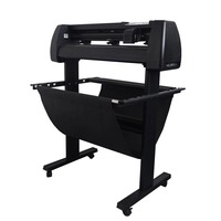 Plotter de Corte de Vinilo Digital AIBA KI720AB de 720 mm con Control por Aplicación, Pantalla LED y Contorno Automático para Creación de Pegatinas y Transferencia por Sublimación
