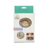 Boîte d'emballage personnalisée en carton écologique et recyclable pour attaches-tétines, avec logo en relief, pour sucettes de bébé