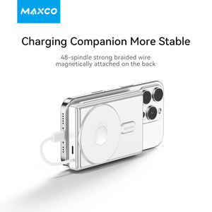 <span class=keywords><strong>Maxco</strong></span> New Trending Explore Series 10000mAh Magnetic Fast Charging Power Bank Chargeur sans fil pour téléphones intelligents - Product Image 5