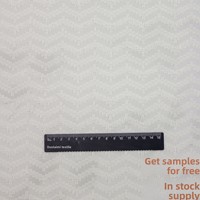 Tissu jacquard en crêpe de chiffon texturé printemps/été 100% polyester résistant à l'abrasion, jacquard géométrique lourd pour femmes