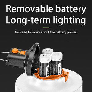 Lampe de camping portable d'extérieur, lampe de rue 2-en-1 télescopique <span class=keywords><strong>rechargeable</strong></span>, ampoules LED d'urgence pour le camping - Product Image 5