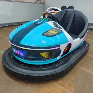 Coche de Choque Eléctrico con Rejilla de Suelo, Dodgem de 2 Asientos para Niños y Adultos, Coche de Diversión para Parque de Atracciones, Certificado CE - Product Image 4