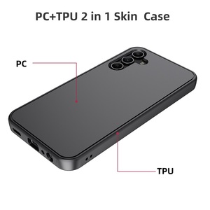 Tùy Chỉnh 2-Trong-1 Đen Điện Thoại Di Động Trường Hợp Đối Với Samsung Galaxy A15 Phong Cách Sang Trọng Tính Năng Không Dây TPU PC Sản Xuất Điện Thoại Di Động - Product Image 5