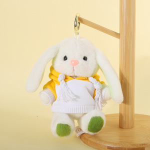 Portachiavi Promozionali con Coniglietto dalle Orecchie Morbide all'Ingrosso con Logo Personalizzato per Regalo di Pasqua - Product Image 4