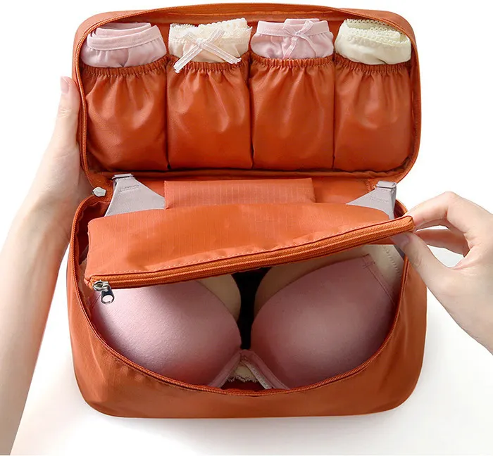 Good wholesale travel multi-function clothing panties finishing bag underwear bra storage bag
