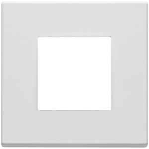Matt White Wall <b>Switch</b> <b>Plate</b> 9.6 Cm Length 1.7 Cm Height Square Design - Product Image 1