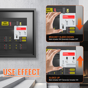 เหมาะสำหรับ homeline r150A 200A เครื่องกำเนิดไฟฟ้าชุดเชื่อมต่อกันช่องว่าง1-3/8นิ้วระหว่างเบรกเกอร์หลักและเครื่องกำเนิดไฟฟ้า - Product Image 4