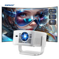 Projecteur intelligent Topleo Hy450, projecteurs HD 8K, home cinéma Hy450 Max 1080p, mini projecteur portable Android 14