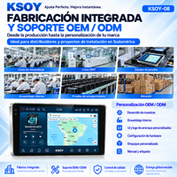 KSOY-08 Radio De Coche Android Reproductor De Carro 8 + 128G Pantalla Para Automovil Pantallas Para Carros Pantallas